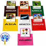 Biomes of the World: Seven Continents Flash Card Set